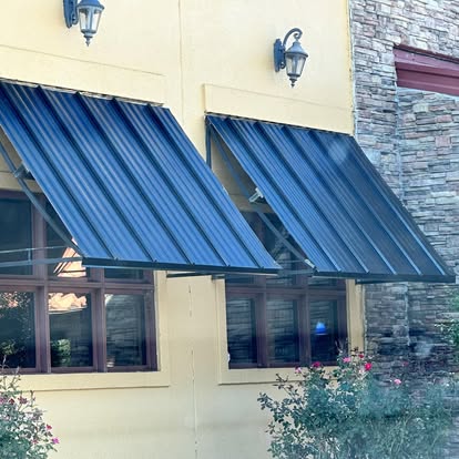 Custom Metal Window Awnings